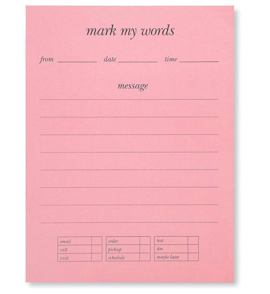 Kate Spade Mark My Words Notepad