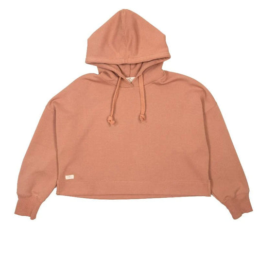 Simply Southern Chestnut Cropped Hoodie