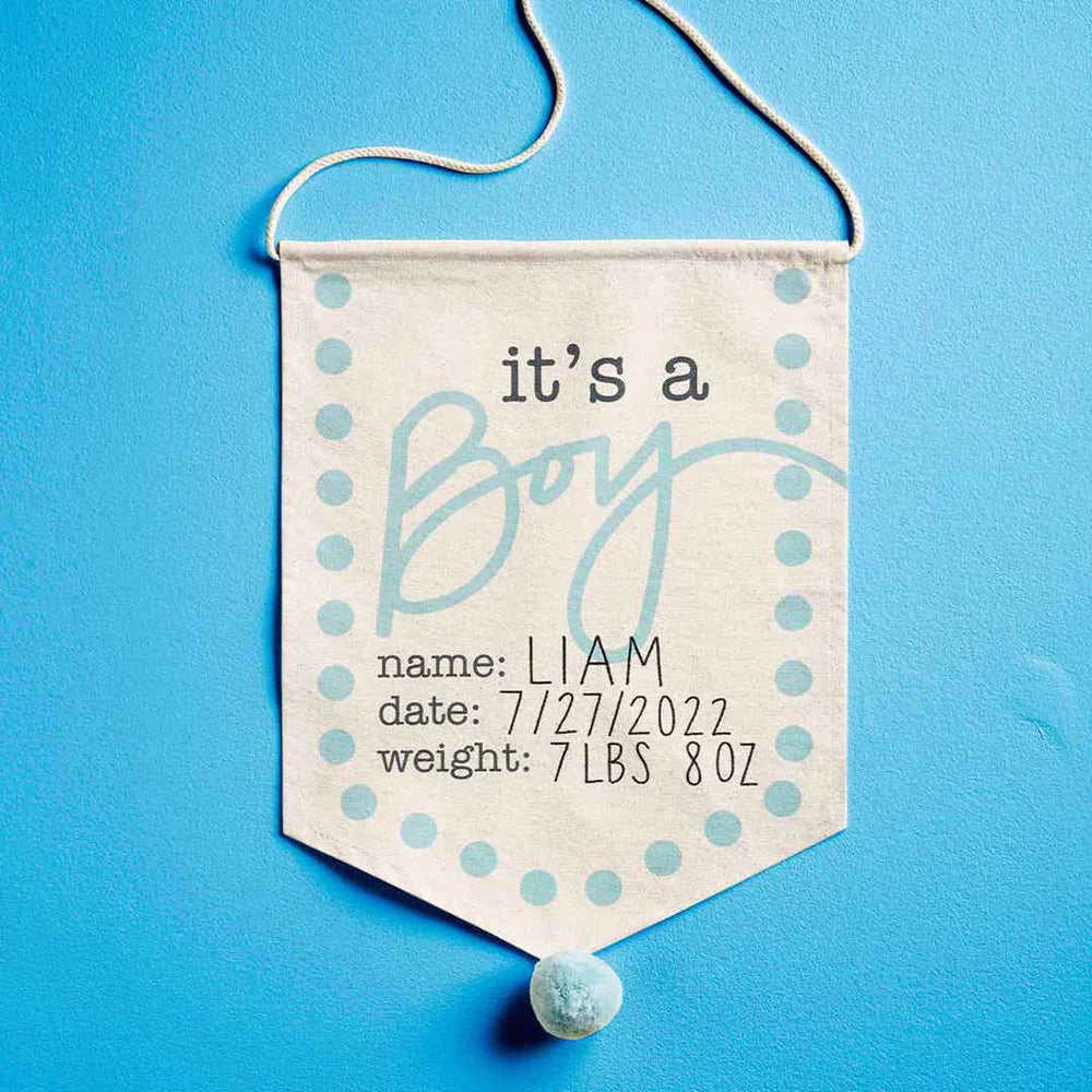 Mud pie it’s A Boy Sign