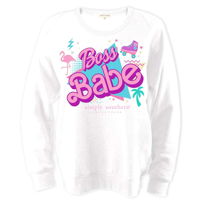 Simply Southern Boss Babe Crewneck