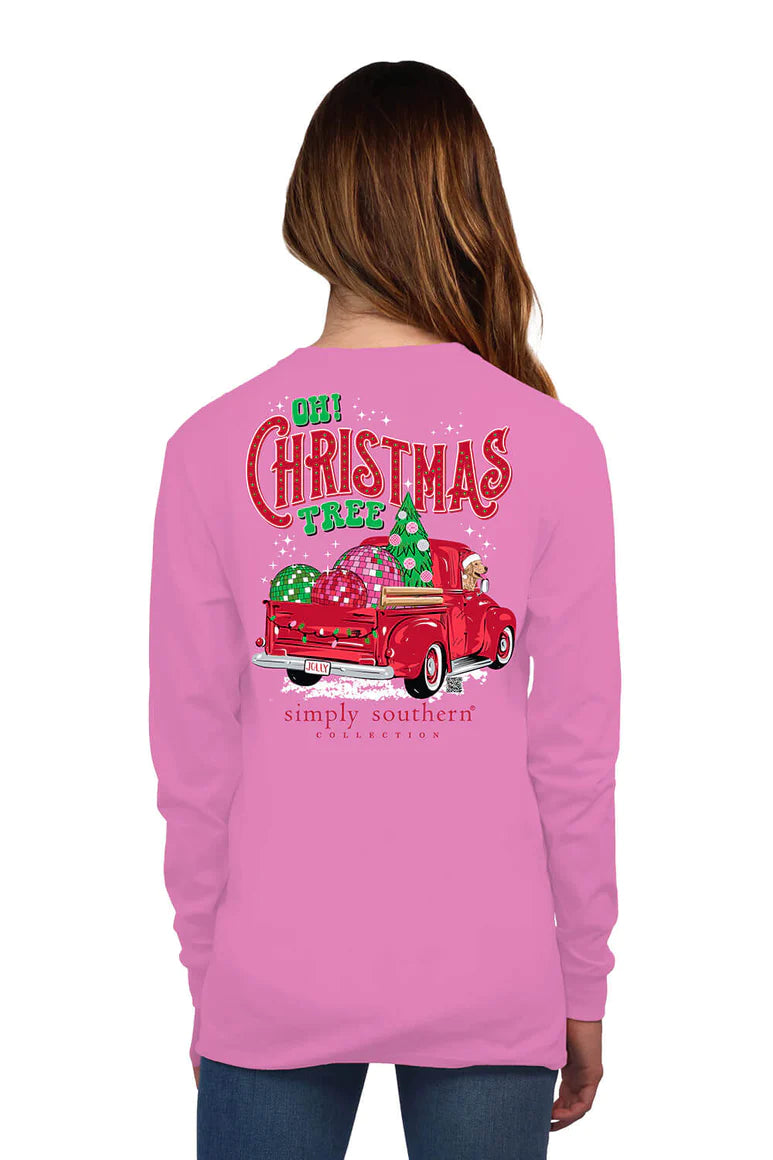 Simply Southern Oh Christmas Tree Long Sleeve