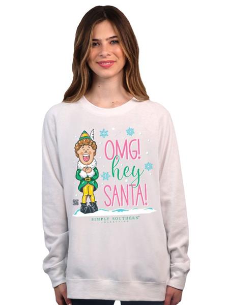 Simply Southern Oh Hey Santa Pullover