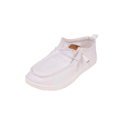 Women's White Slip-On Shoe