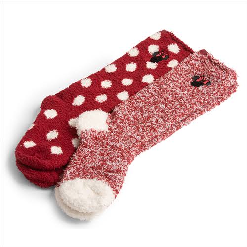 Barefoot Dreams CozyChic Youth Minnie Mouse Socks