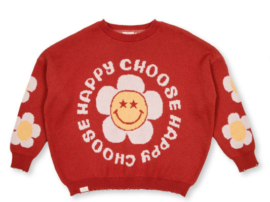 Choose Happy Sweater