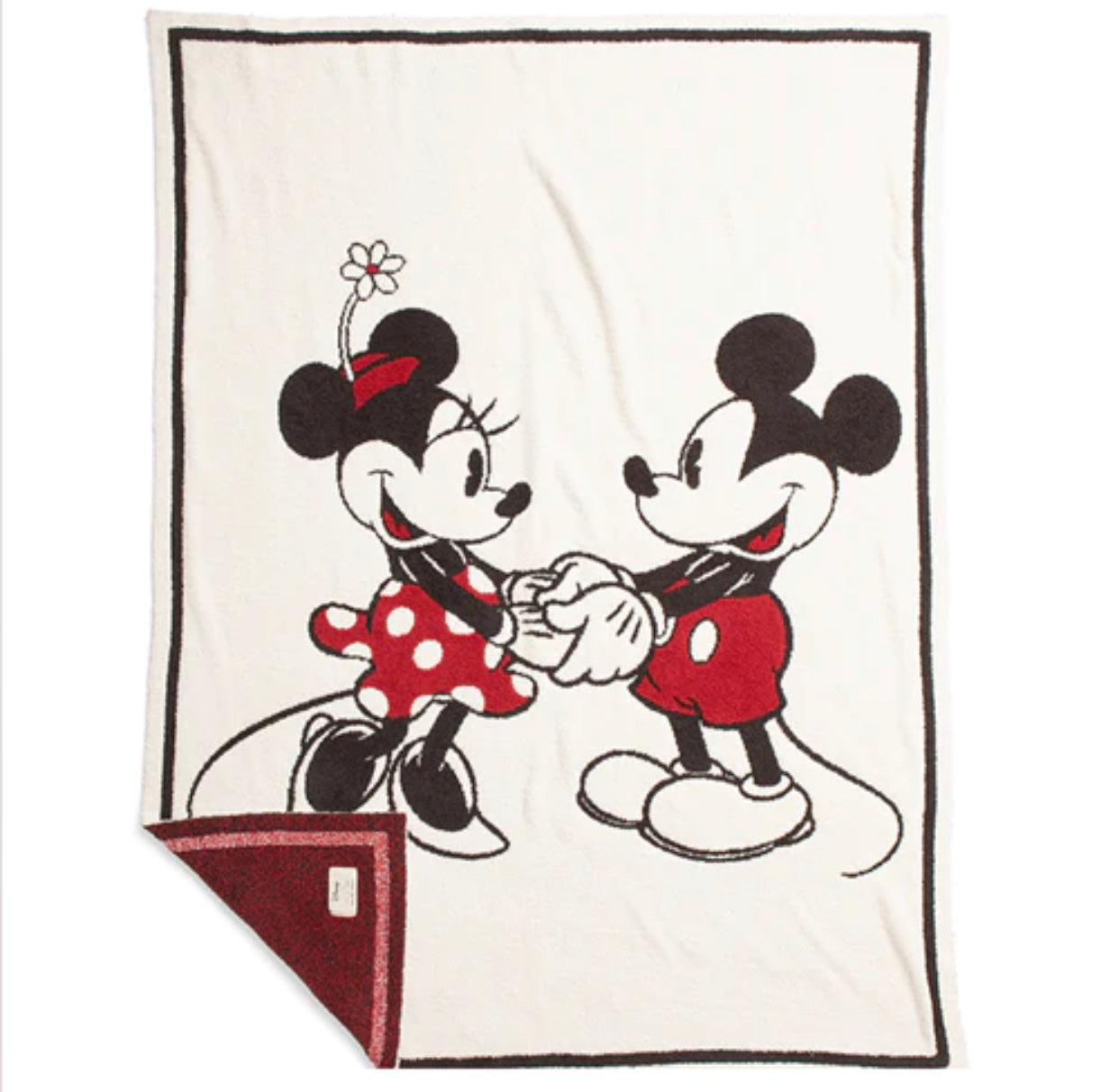 Barefoot Dreams Mickey and Minnie Baby Blanket