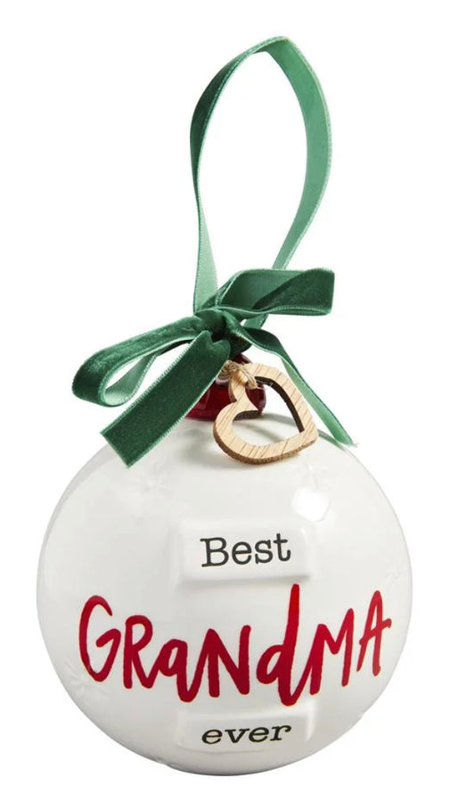 Best Grandma Ever Ornament