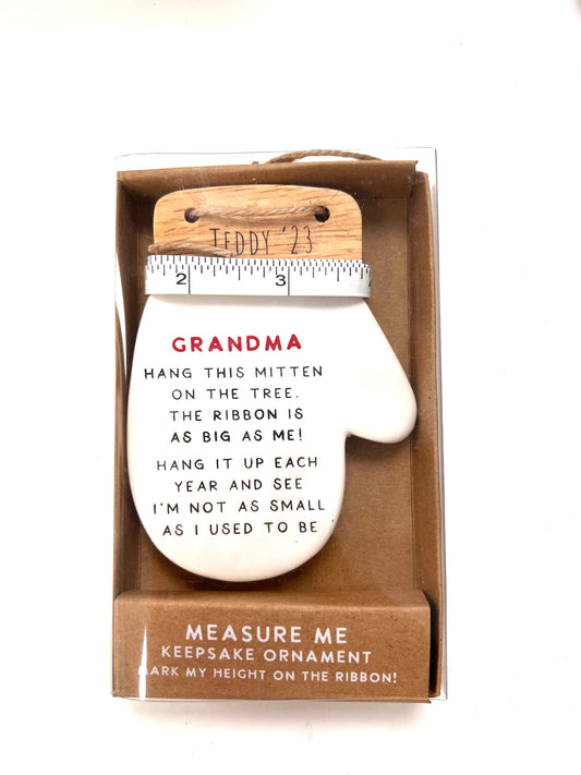 Measure Me Grandma Ornament