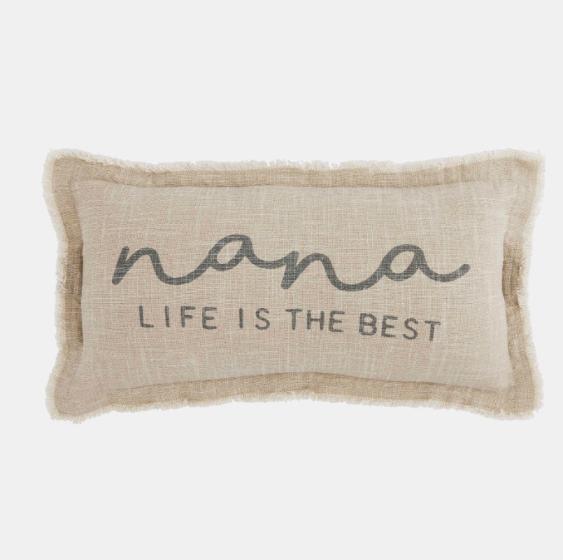 Nana Life Throw Pillow