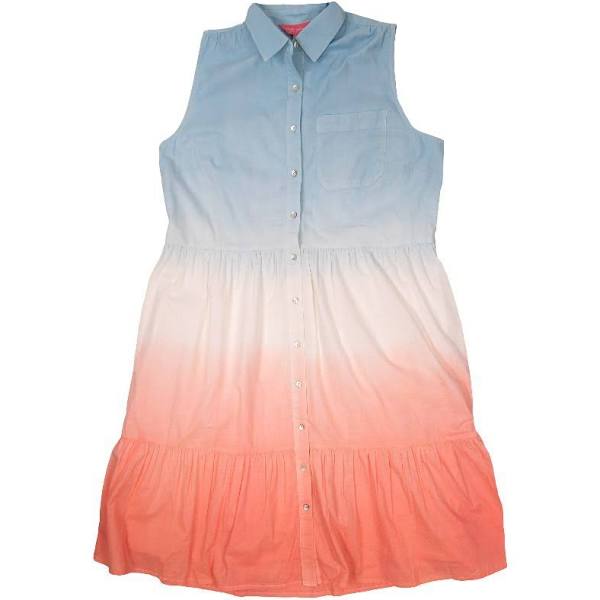 RWB Button Down Dress