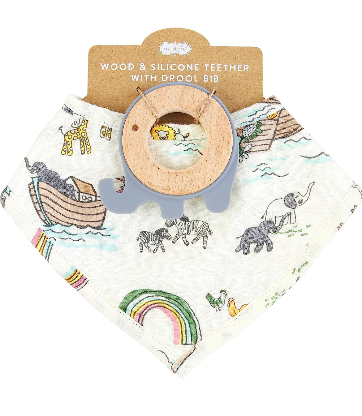 Mud-Pie Noah’s Ark Bib Set